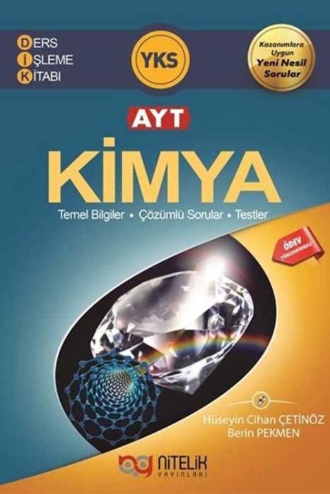 Nitelik YKS AYT Kimya Ders İşleme Kitabı Nitelik Yayınları