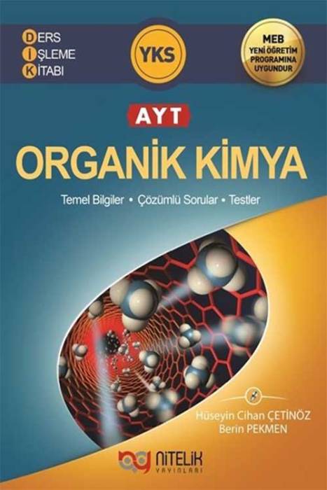 Nitelik YKS AYT Organik Kimya Ders İşleme Kitabı Nitelik Yayınları