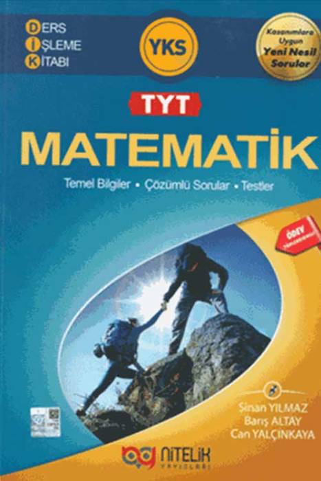 Nitelik YKS TYT Matematik Ders İşleme Kitabı Nitelik Yayınları