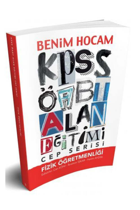 ÖABT Alan Eğitimi Fizik Öğretmenliği Cep Kitabı Benim Hocam Yayınları