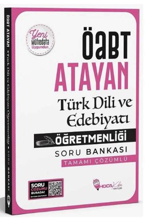 ÖABT Türk Dili ve Edebiyatı Öğretmenliği Soru Bankası Çözümlü Hoca Kafası Yayınları