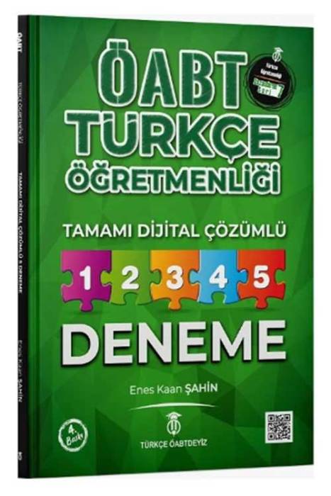 ÖABT Türkçe Öğretmenliği 5 Deneme Dijital Çözümlü Türkçe ÖABTdeyiz