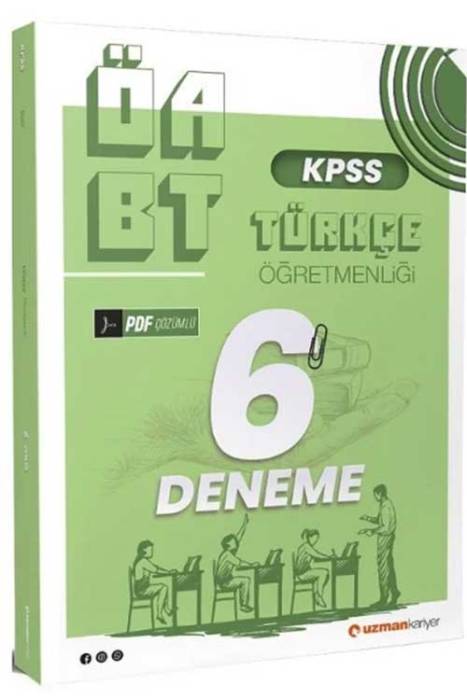 ÖABT Türkçe Öğretmenliği 6 Deneme PDF Çözümlü Uzman Kariyer Yayınları