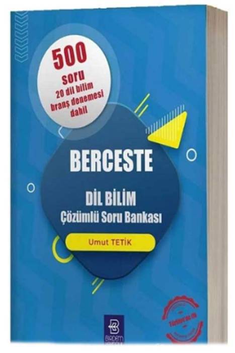 ÖABT Türkçe Öğretmenliği Dil Bilim Berceste Soru Bankası Çözümlü Birdem Yayıncılık