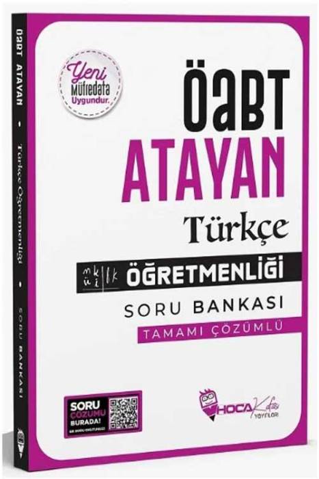 ÖABT Türkçe Öğretmenliği Atayan Soru Bankası Hoca Kafası Yayınları