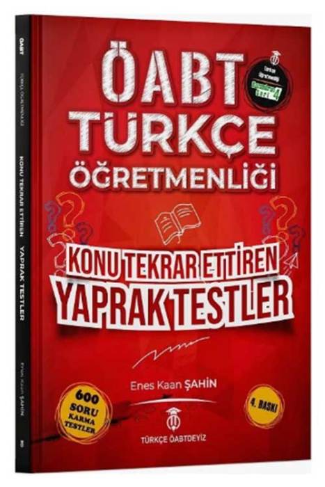 ÖABT Türkçe Öğretmenliği Yaprak Testler Türkçe ÖABTdeyiz