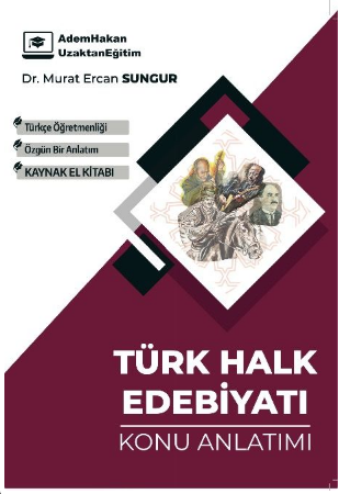 ÖABT Türkçe Türk Halk Edebiyatı Konu Anlatımı Adem Hakan Yayınları