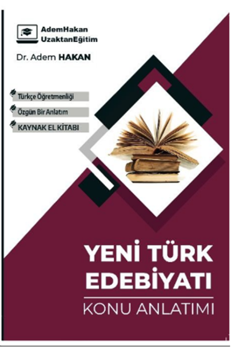 ÖABT Türkçe Yeni Türk Edebiyatı Konu Anlatımı Adem Hakan Yayınları