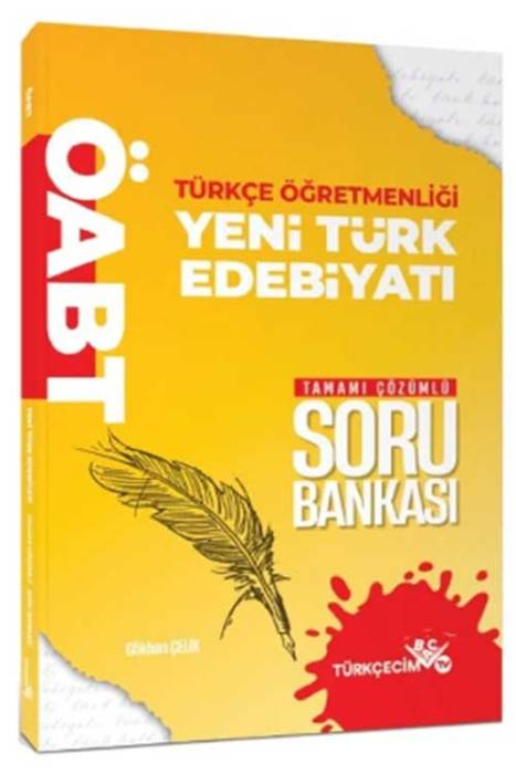ÖABT Türkçe Yeni Türk Edebiyatı Soru Bankası Çözümlü Türkçecim TV Yayınları