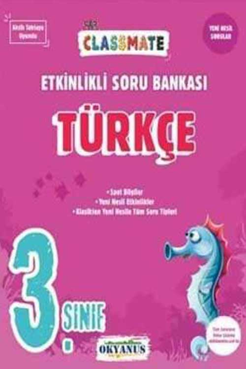 3. Sınıf Classmate Türkçe Etkinlikli Soru Bankası Okyanus Yayıncılık