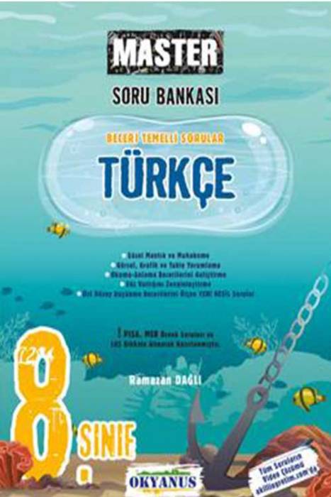 Okyanus 8. Sınıf LGS Master Türkçe Soru Bankası Okyanus Yayınları