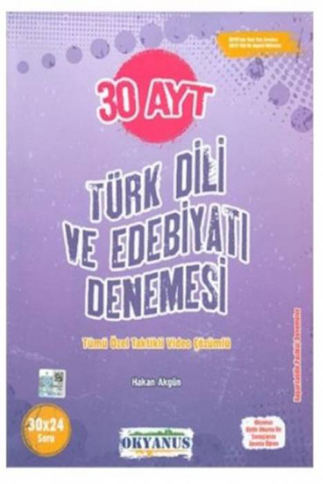 Okyanus AYT 30 Türk Dili Ve Edebiyatı Denemesi Okyanus Yayınları