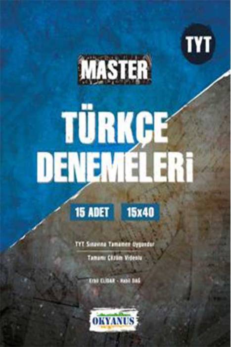 Okyanus YKS TYT Türkçe Master 15 Deneme Okyanus Yayınları