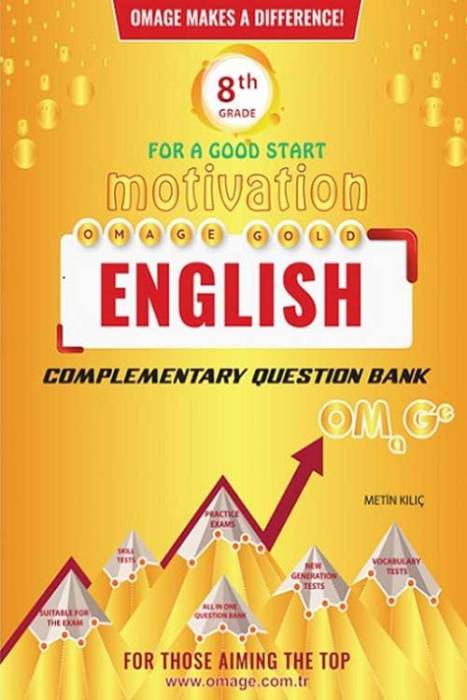 Omage 8. Sınıf Omage Motivasyon İngilizce Soru Bankası Omage Yayınları