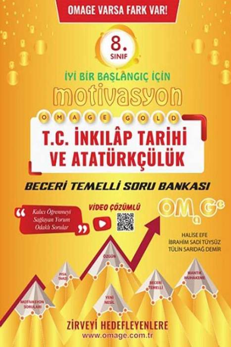 Omage 8. Sınıf Omage Motivasyon T.C. İnkılap Tarihi Ve Atatürkçülük Soru Bankası