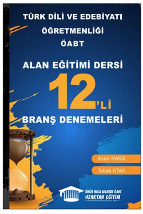 Ömür Güner 2021 ÖABT Türk Dili Edebiyatı Alan Eğitimi 12 Branş Deneme Ömür Hoca Uzaktan Eğitim