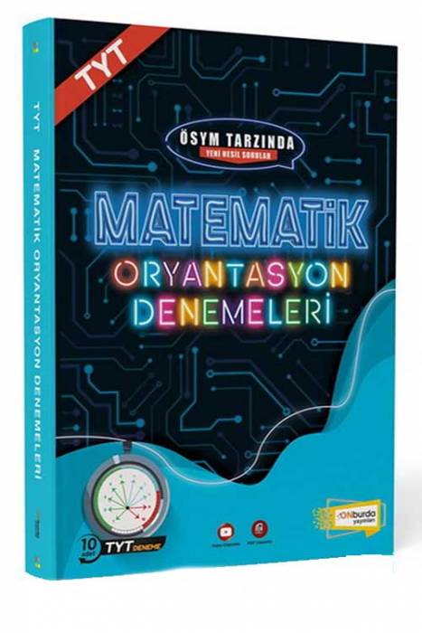 Onburda TYT Matematik Oryantasyon Denemeleri Onburda Yayınları
