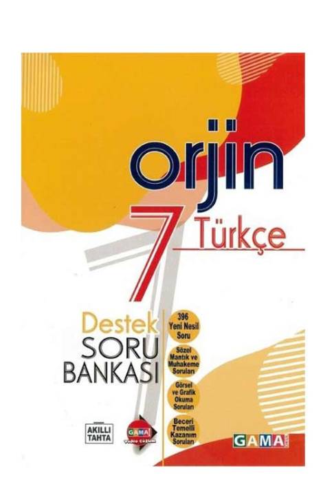 Orjin 7 Türkçe Destek Soru Bankası Gama Yayınları