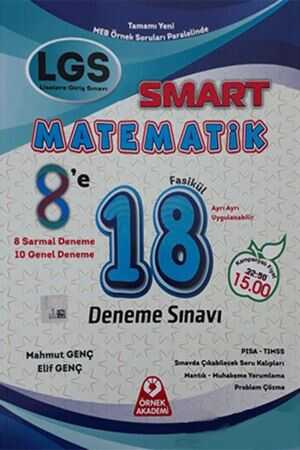 Örnek Akademi LGS Smart Matematik 18 Deneme Sınavı Örnek Akademi Yayınları