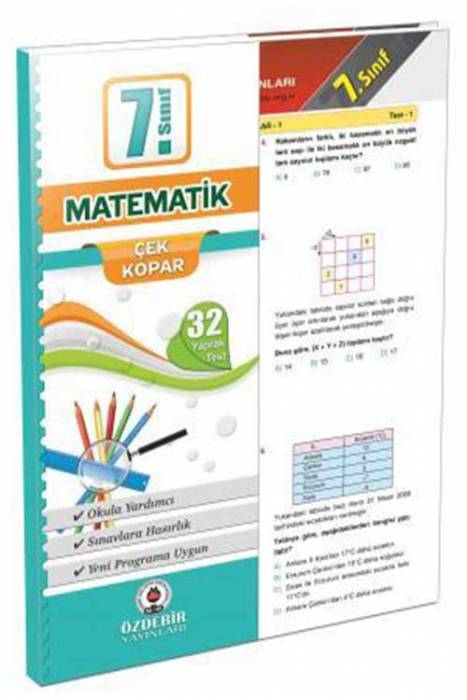 Özdebir 7. Sınıf Matematik Yaprak Test Özdebir Yayınları