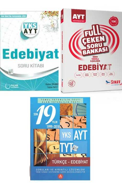 Palme Sınav ve A Yayınları TYT AYT Türkçe Edebiyat Full Soru Seti
