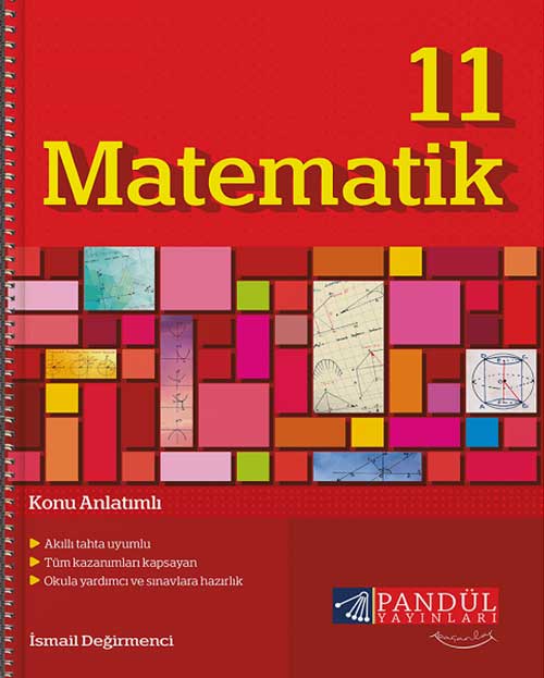 Pandül 11. Sınıf Matematik Konu Anlatımlı Defteri Pandül Yayınları