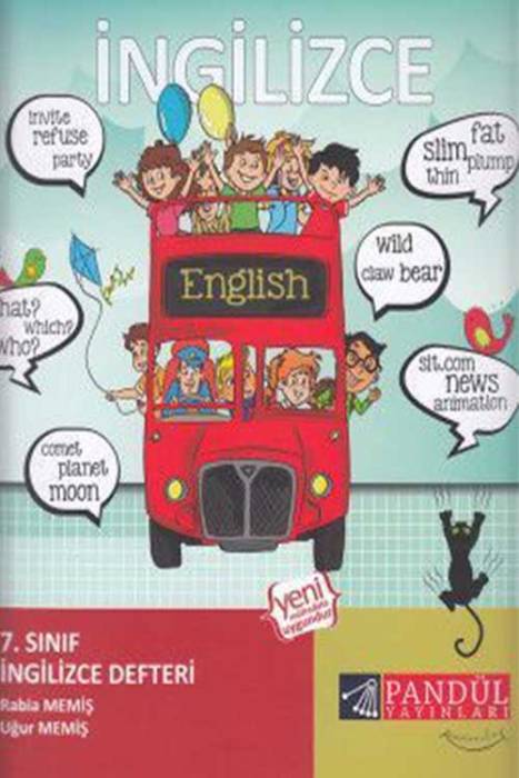 Pandül 7. Sınıf İngilizce Konu Anlatımlı Defteri Pandül Yayınları