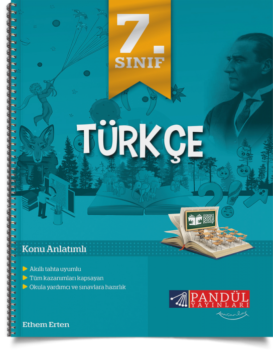 Pandül 7. Sınıf Türkçe Etkinlik Defteri Pandül Yayınları