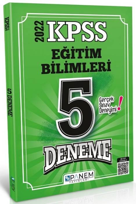 Panem 2022 KPSS Eğitim Bilimleri 5 Deneme PDF Çözümlü Panem Yayınları