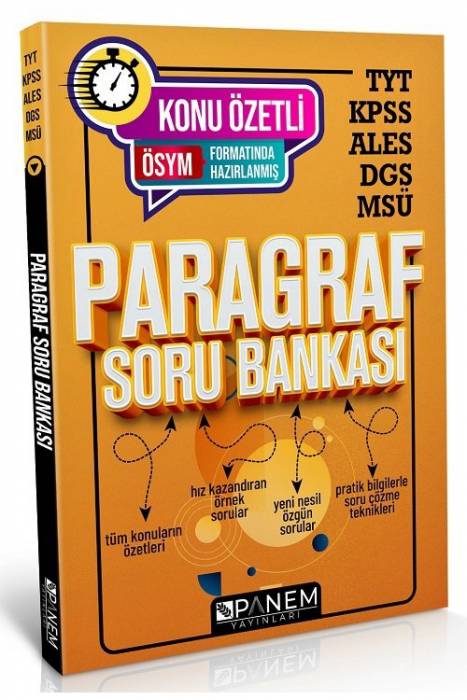 Panem TYT KPSS ALES DGS MSÜ Paragraf Soru Bankası Panem Yayınları