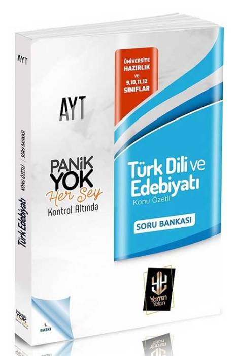 Panik Yok YKS AYT Türk Dili ve Edebiyatı Soru Bankası Panik Yok Yayınları