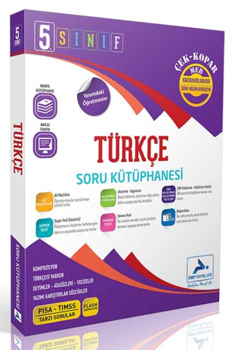 Paraf 5. Sınıf Türkçe Soru Kütüphanesi Soru Bankası Paraf Yayınları
