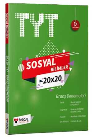 Pascal TYT Sosyal Bilimler 20 x 20 Branş Denemeleri Pascal Yayınları