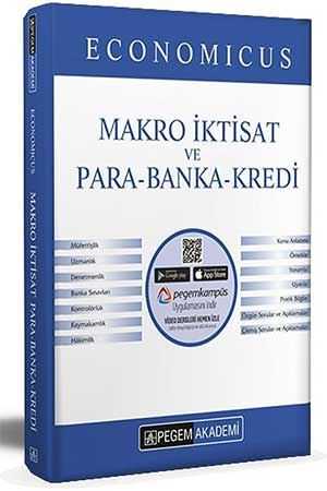 Pegem 2021 KPSS A Grubu Economicus Makro İktisat ve Para Banka Kredi Konu Anlatımı Pegem Yayınları
