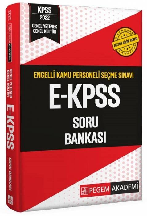 Pegem 2022 EKPSS Genel Yetenek Genel Kültür Soru Bankası Pegem Akademi Yayınları