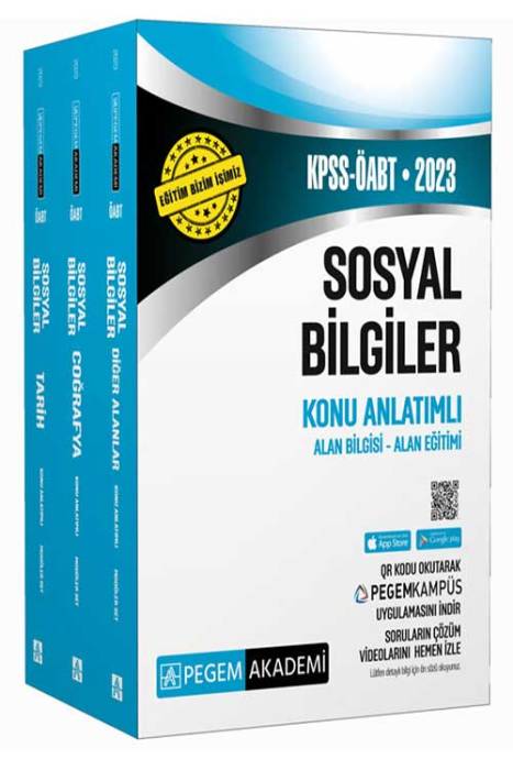 2023 KPSS ÖABT Sosyal Bilgiler Konu Anlatımlı Pegem Akademi Yayınları