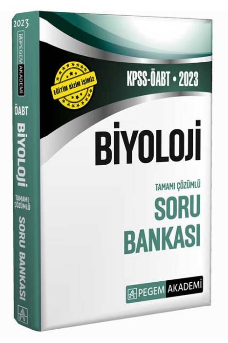 2023 KPSS ÖABT Biyoloji Soru Bankası Pegem Akademi Yayınları
