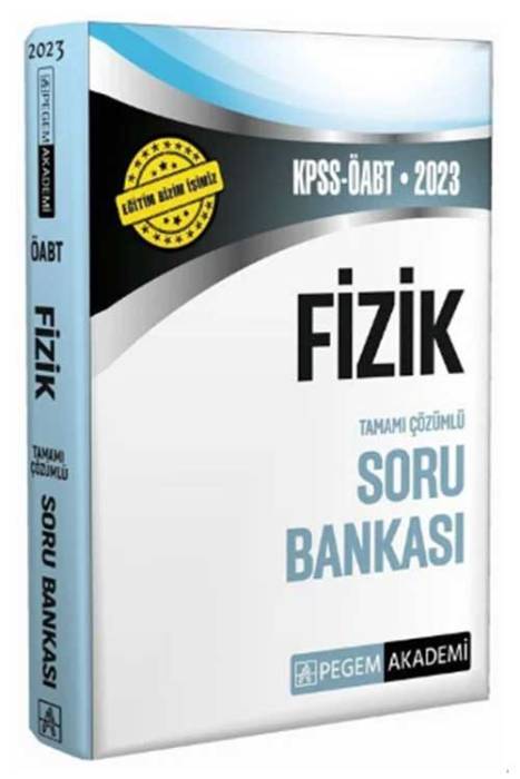 2023 KPSS ÖABT Fizik Soru Bankası Pegem Akademi Yayınları