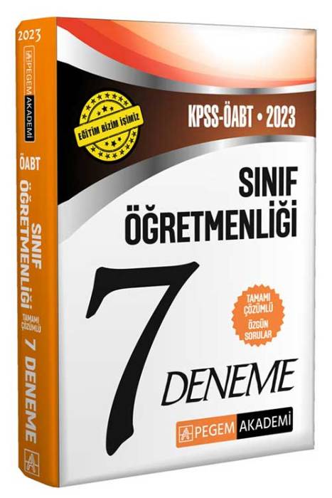 2023 KPSS ÖABT Sınıf Öğretmenliği 7 Deneme Pegem Akademi Yayınları