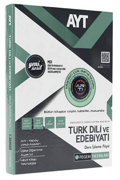 AYT Türk Dili ve Edebiyatı Ders İşleme Föyü Pegem Akademi Yayınları