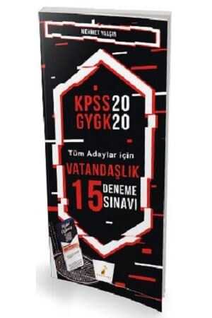 Pelikan 2020 KPSS Vatandaşlık 15 Deneme Dijital Çözümlü Pelikan Yayınları