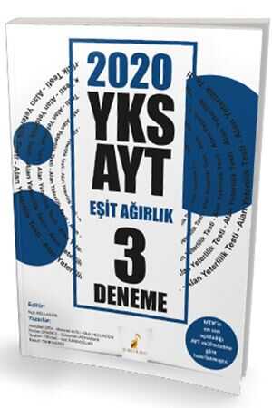 Pelikan 2020 YKS AYT Eşit Ağırlık 3 Deneme Sınavı Pelikan Yayınları