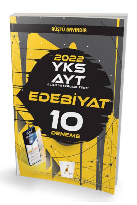 Pelikan 2022 AYT Edebiyat Dijital Çözümlü 10 Deneme Sınavı Pelikan Yayınları