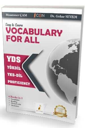 Pelikan Easy to Learn Vocabulary for All YDS YÖKDİL YKS DİL PROFICIENCY Pelikan Yayınevi