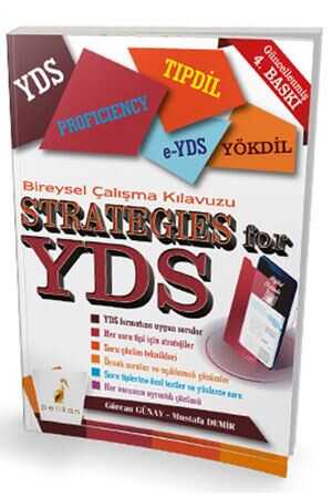 Pelikan Strategies for YDS Bireysel Çalışma Kılavuzu Pelikan Yayınları