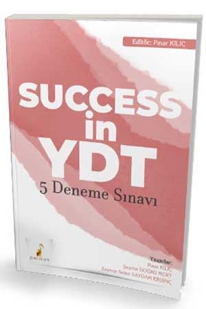 Pelikan Success in YDT İngilizce Çek Kopart 5 Deneme Sınavı Pelikan Yayınevi