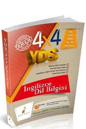 Pelikan YDS 4 x 4 İngilizce Dilbilgisi 4. Kitap Pelikan Yayınları