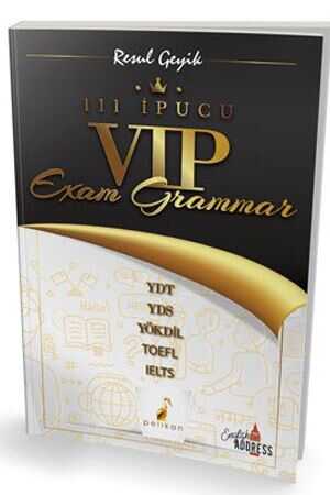 Pelikan YDS YÖKDİL VIP Exam Grammar 111 İpucu Pelikan Yayınları