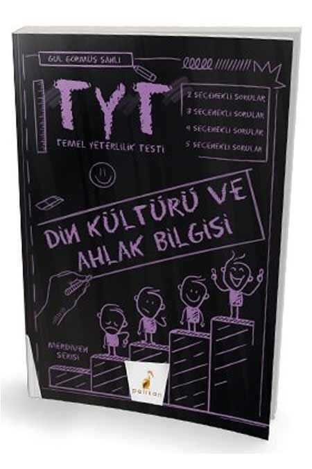 Pelikan YKS TYT Din Kültürü ve Ahlak Bilgisi Soru Bankası Merdiven Serisi Pelikan Yayınları