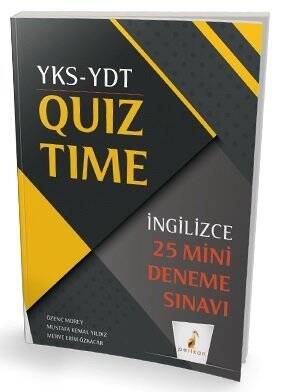 2023 YKS YDT İngilizce Quiz Time 25 Mini Deneme Pelikan Yayınevi